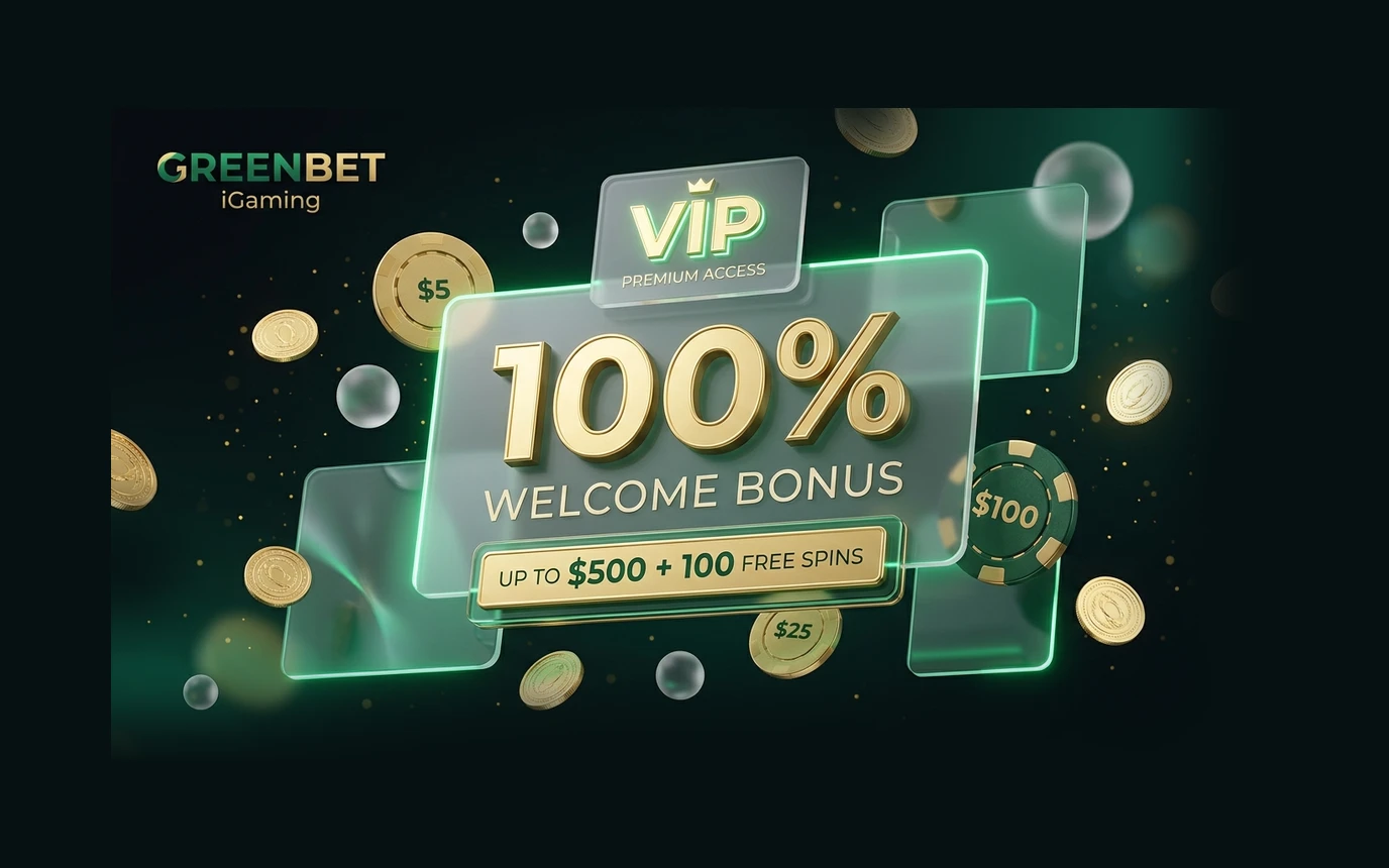 Greenbet Official Casino Welcome Bonus Banner